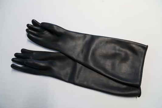 Gummihandschuhe zum Schutz beim Strahlen 600 mm